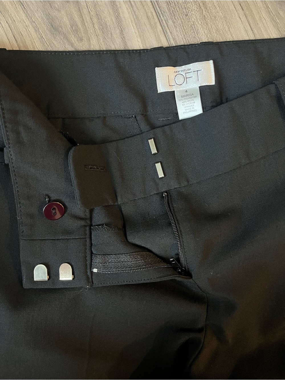 LOFT Black Marisa Pant Size 4